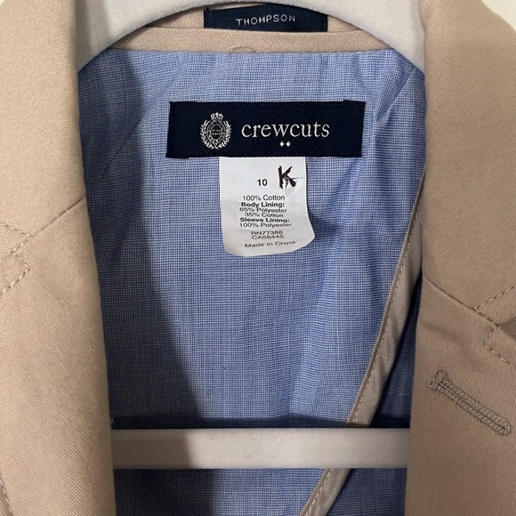 Crewcuts size 10 tan boys blazer - Picture 3 of 6